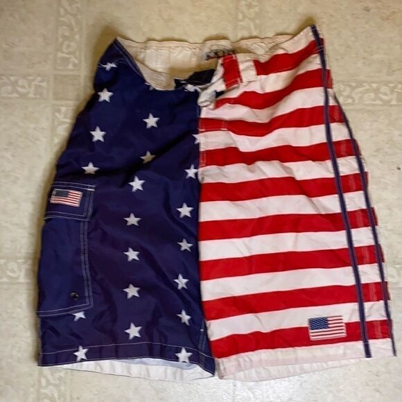 Exist Swim trunks Stars and Stripes Size M - Picture 1 of 7